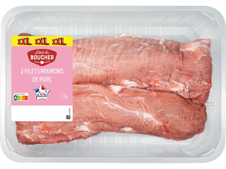 2 filets mignons de porc