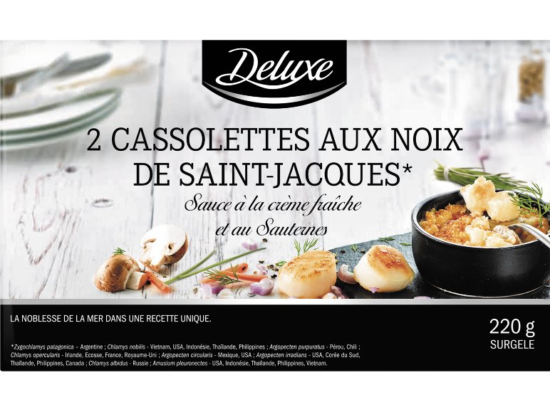 2 Cassolettes aux noix de saint-jacques