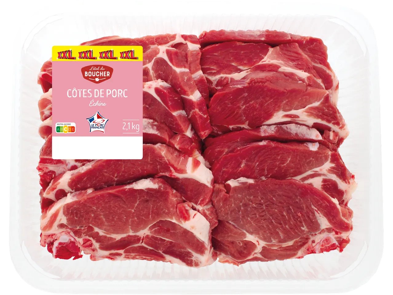12 côtes de porc échine