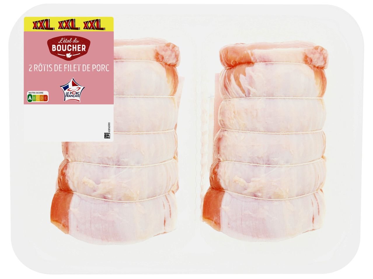 2 rôtis de filet de porc