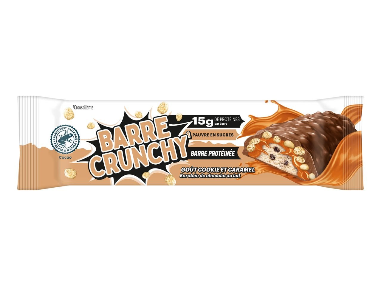 Barre protéinée crunchy