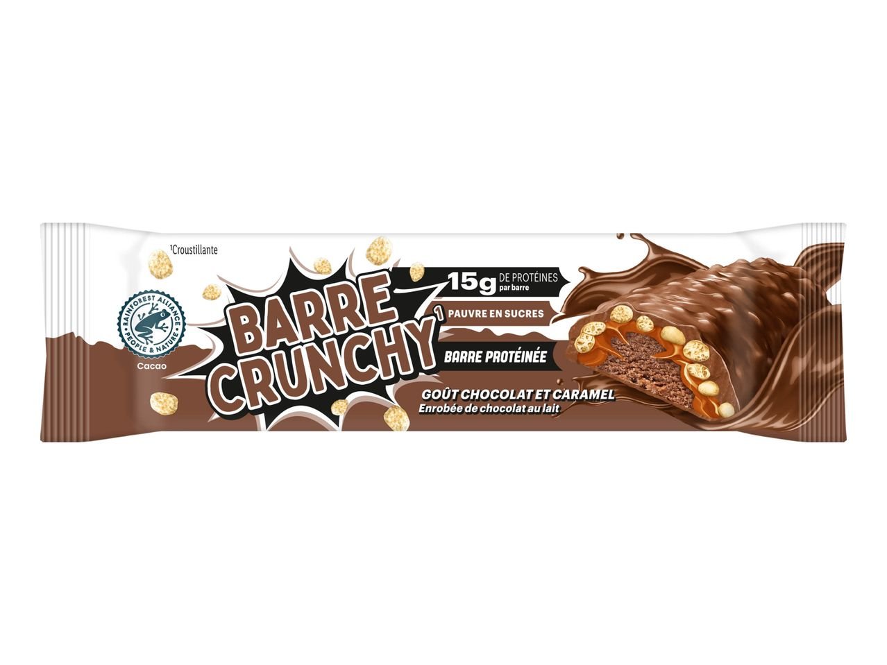 Barre protéinée crunchy