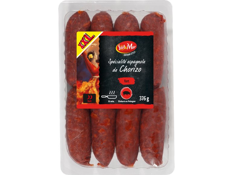Spécialité espagnole de chorizo