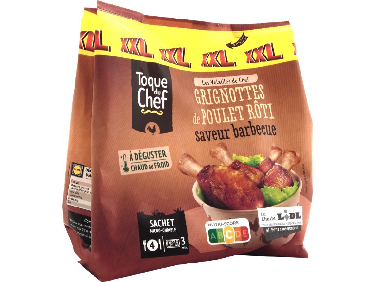 Grignottes de poulet rôti