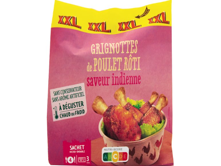 Grignottes de poulet rôti