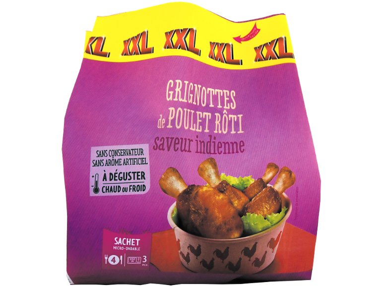 Grignottes de poulet rôti