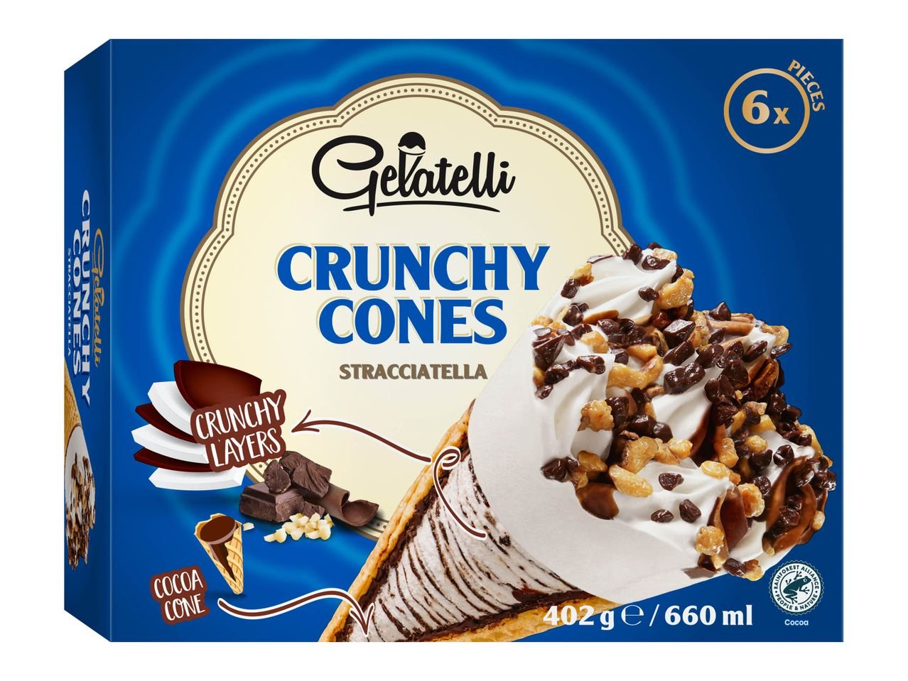 Cônes crunchy