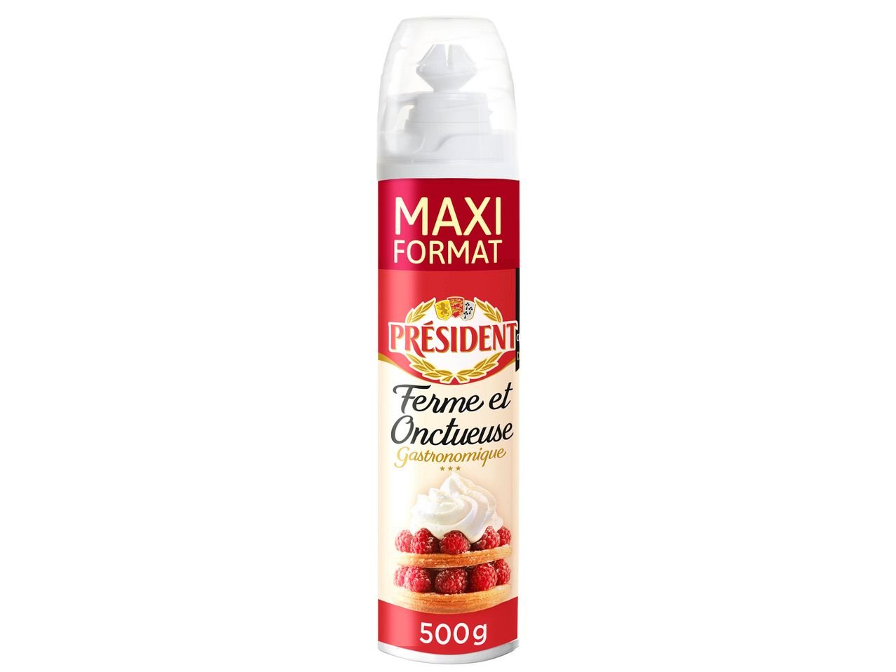 Président crème ferme et onctueuse maxi format