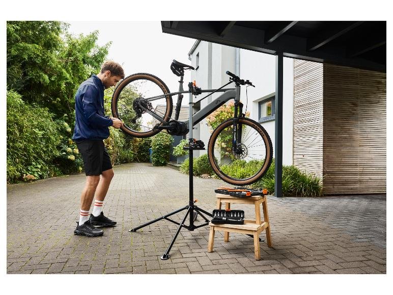 Pied d’atelier pour vélo