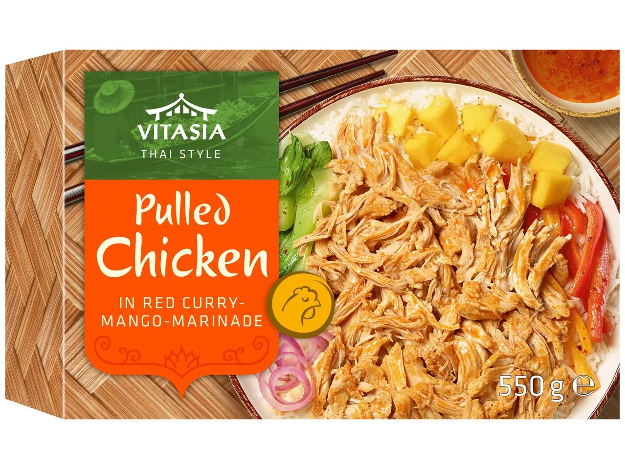 Poulet effiloché à l’asiatique