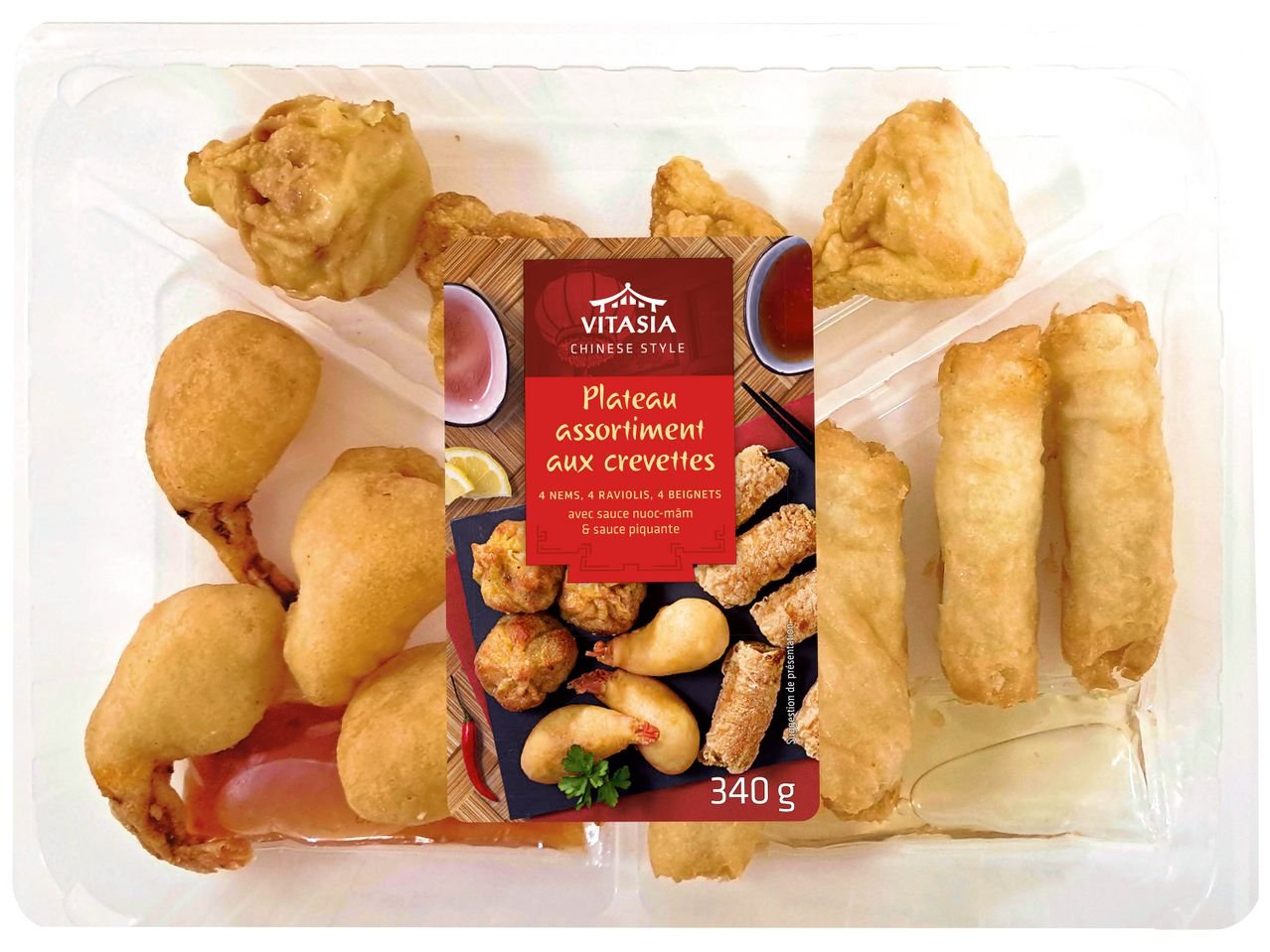 Plateau assortiment aux crevettes