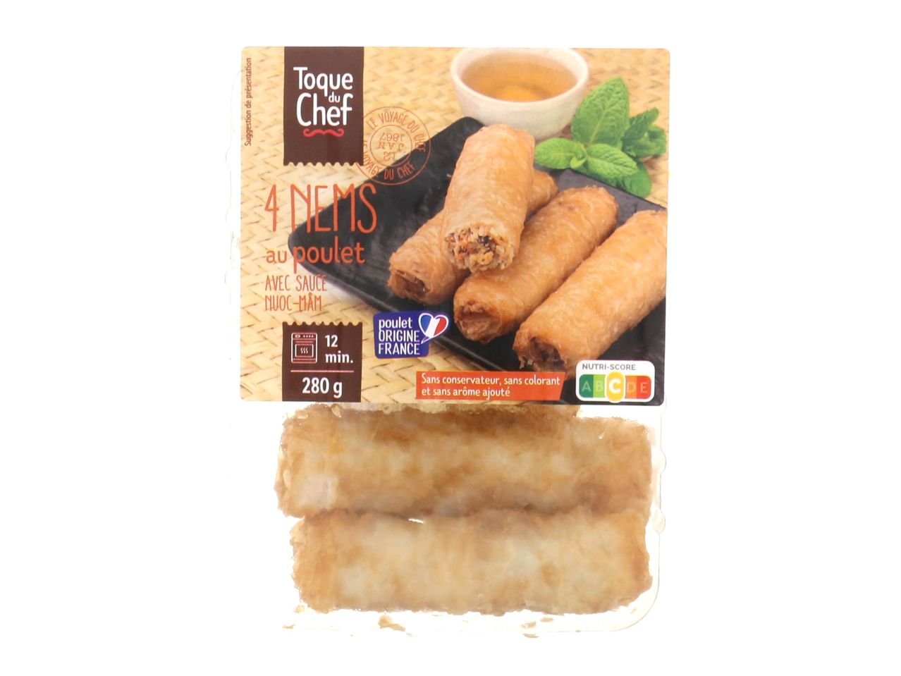 4 nems au poulet