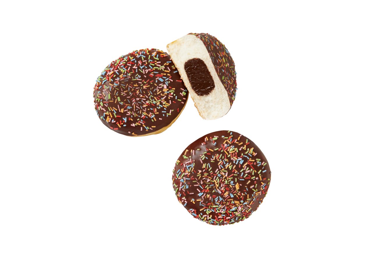 2 beignets cacao-noisettes