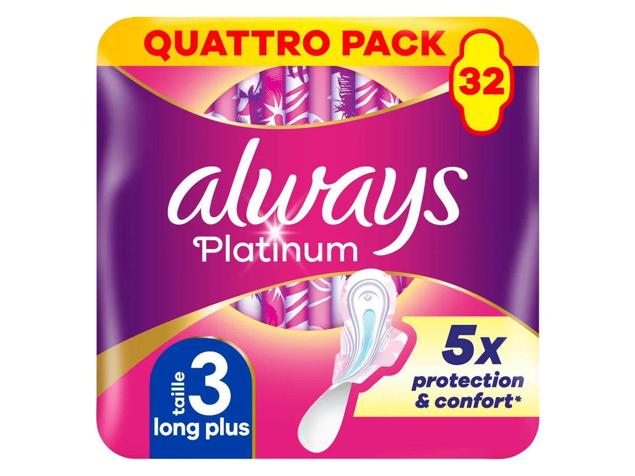 Always serviettes platinium