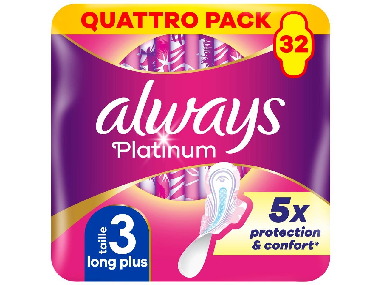 Always serviettes platinium