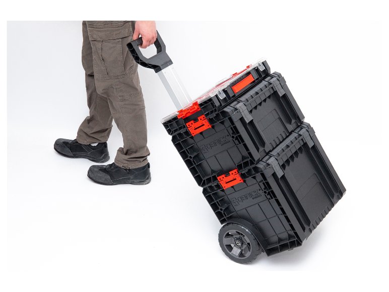 Kit caisse à outils sur roulettes, 3 pièces