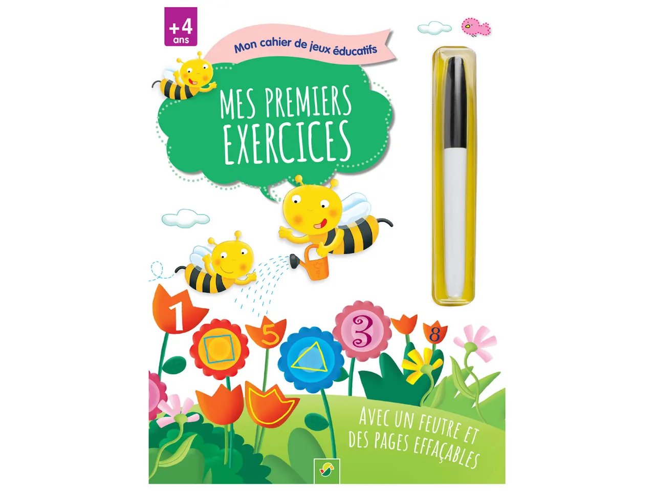 Cahier d’apprentissage effaçable