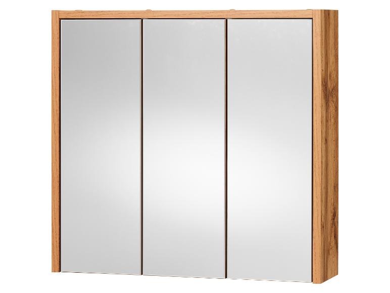 Armoire à miroir Verona, 64,3 x 60,7 x 16,2 cm, imitation chêne