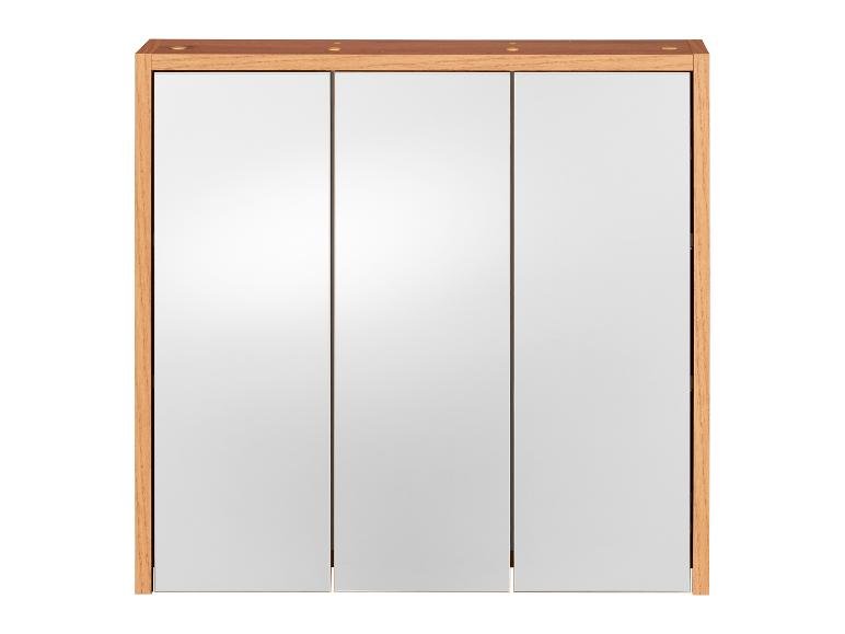Armoire à miroir Verona, 64,3 x 60,7 x 16,2 cm, imitation chêne