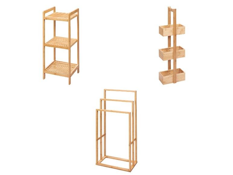 Rangements en bambou pour salle de bains