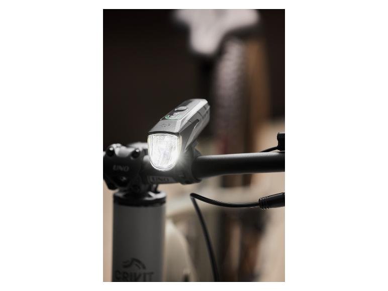 Éclairage à LED pour vélo, 70/30/15 Lux