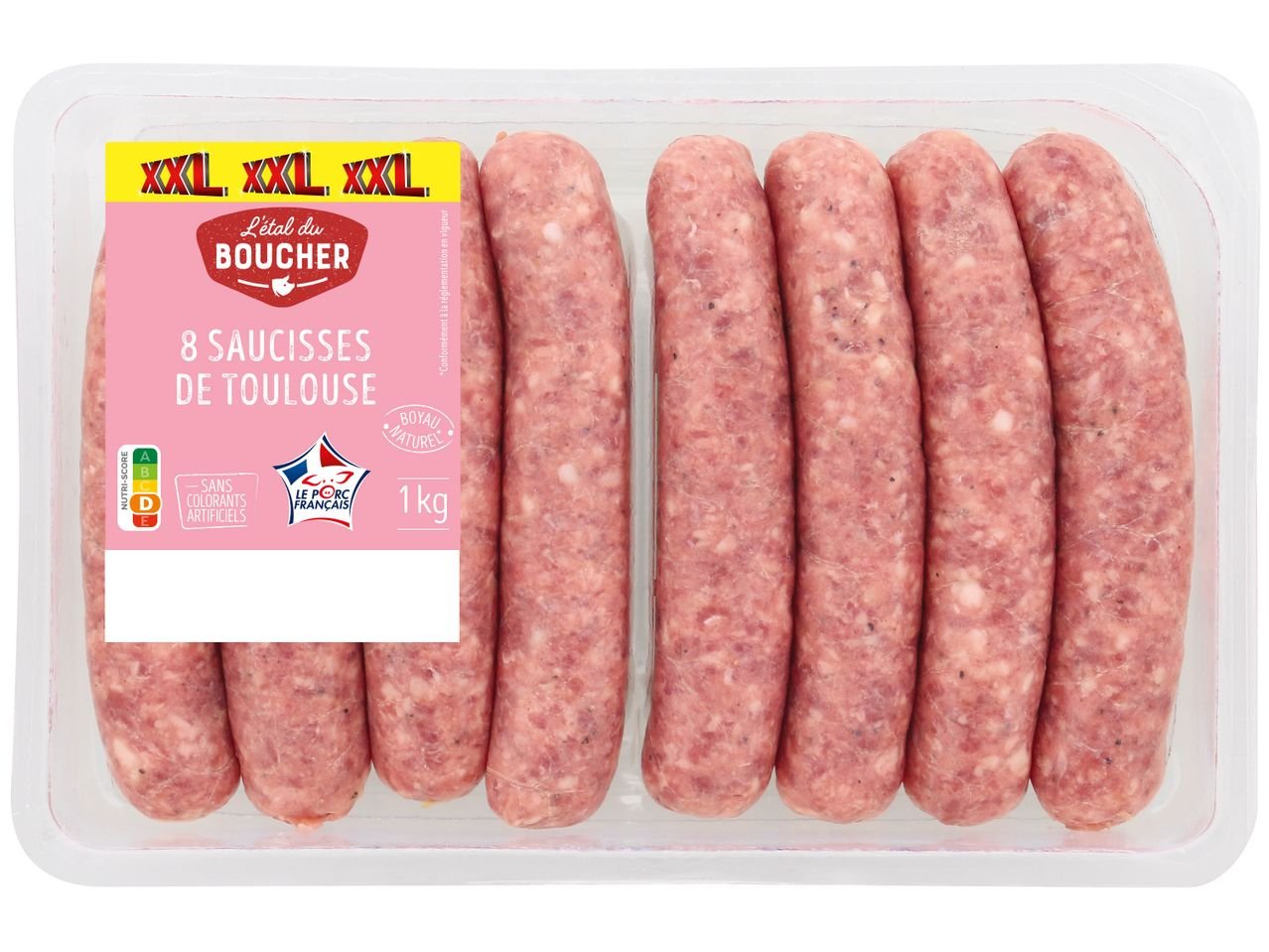8 saucisses de Toulouse