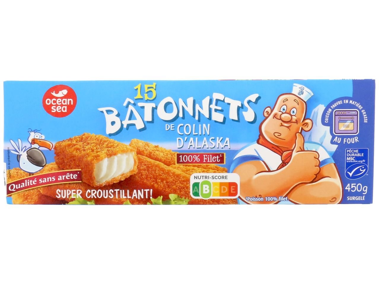 Batônnets poissons panés MSC