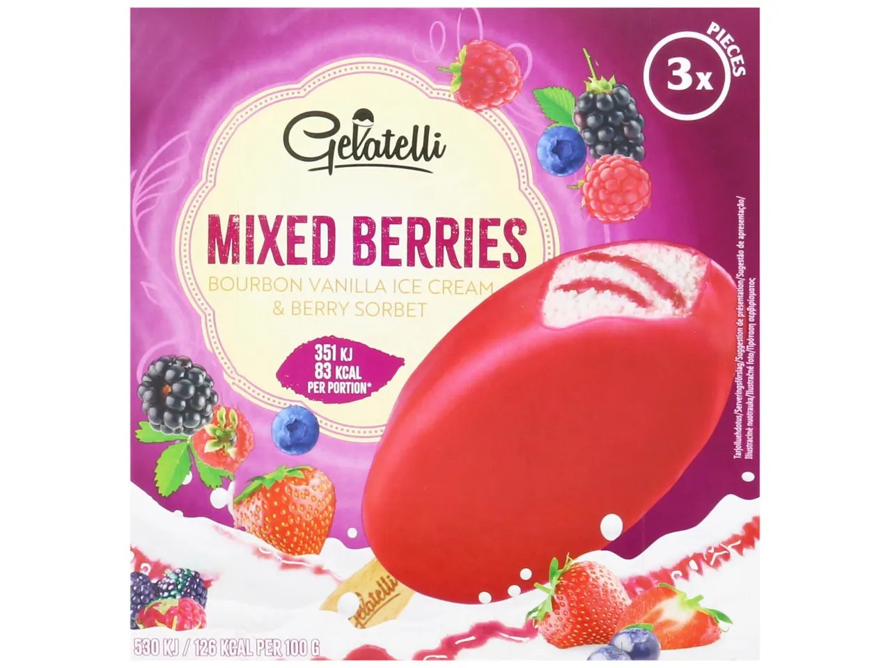Bâtonnets aux fruits