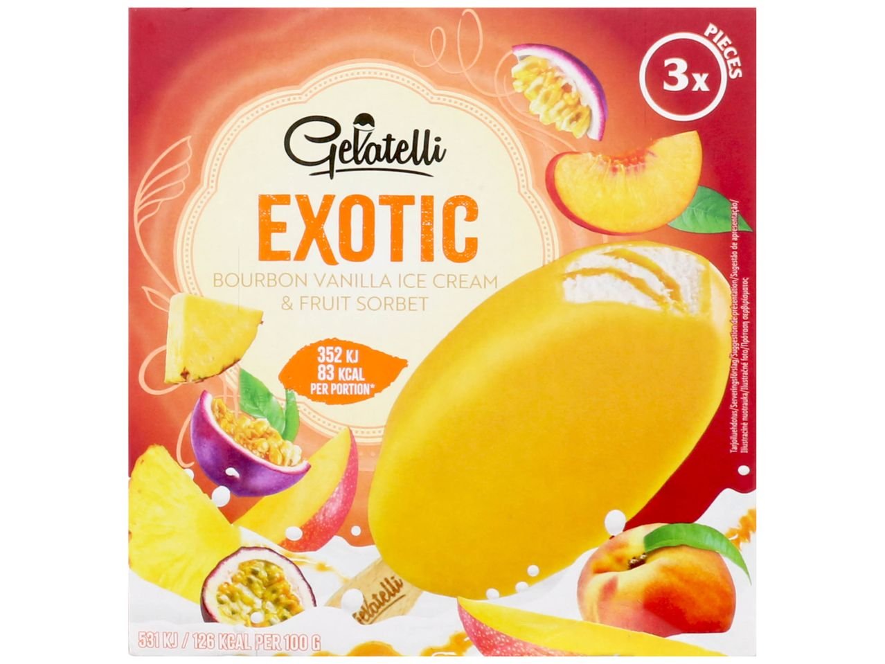 Bâtonnets aux fruits