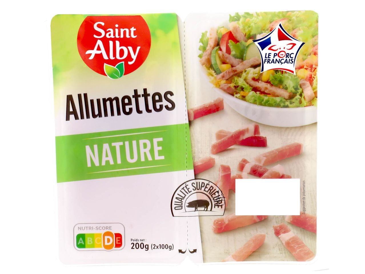 Allumettes de porc natures