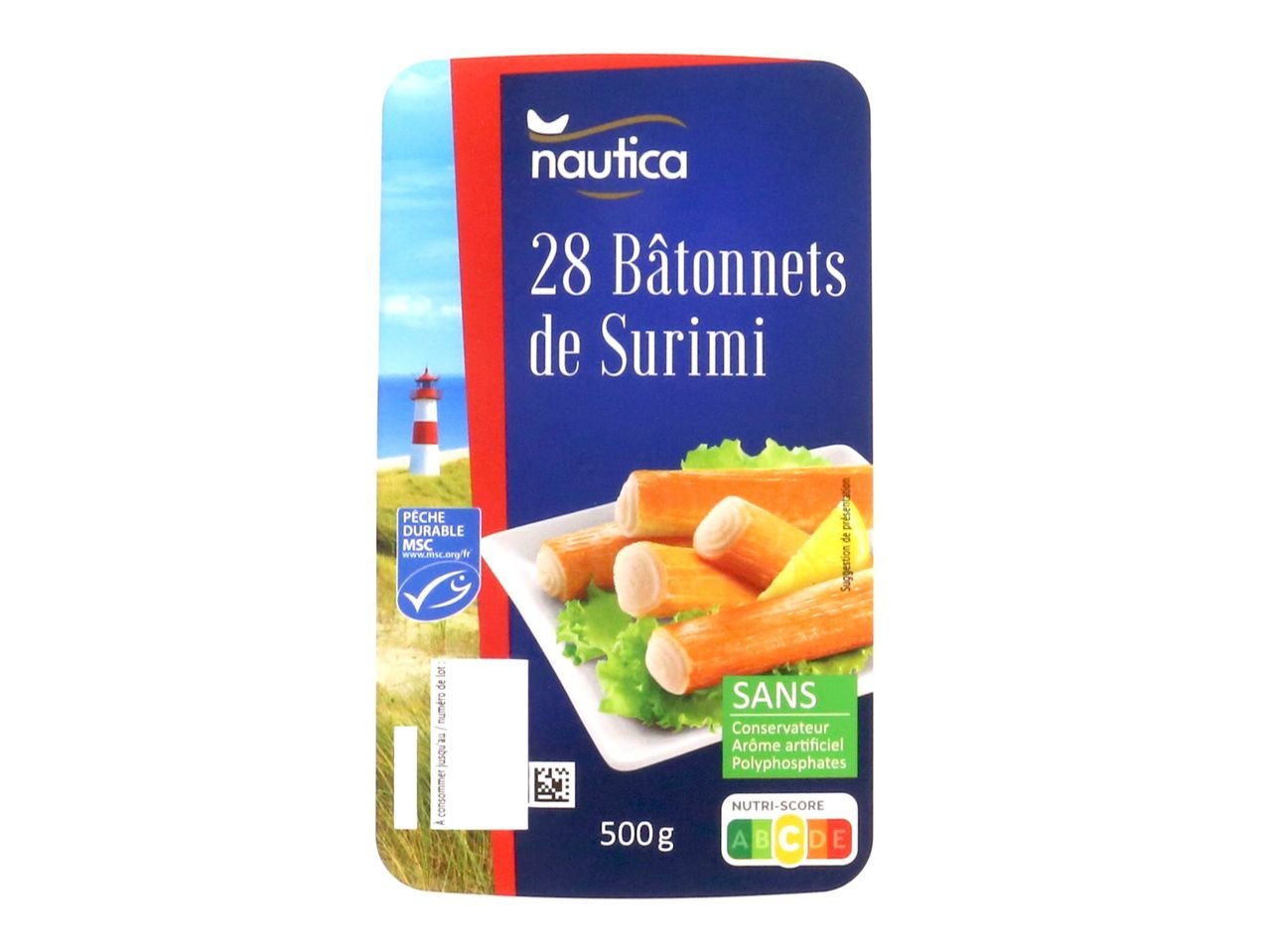 28 bâtonnets de poisson MSC