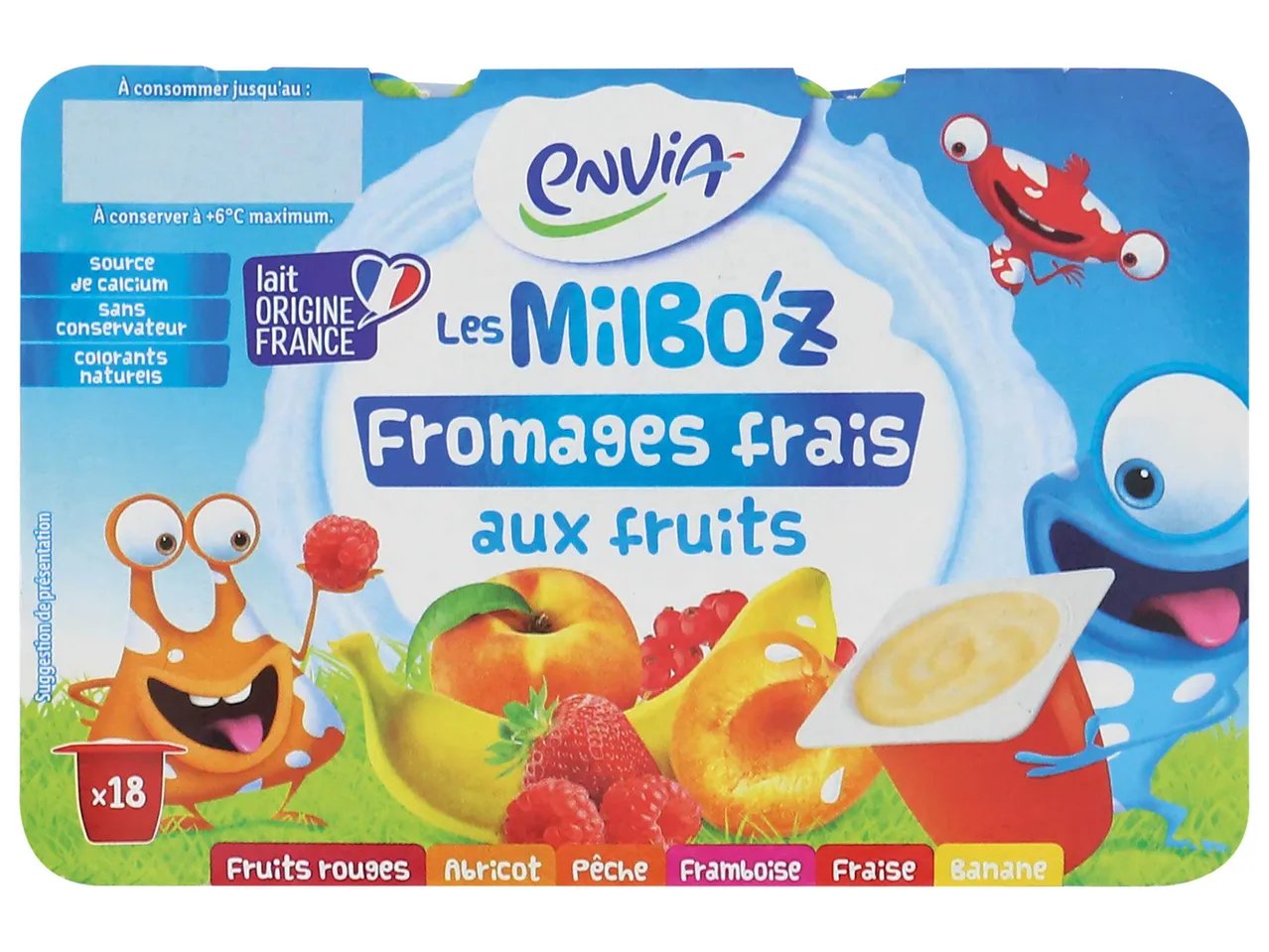 Fromage frais aux fruits