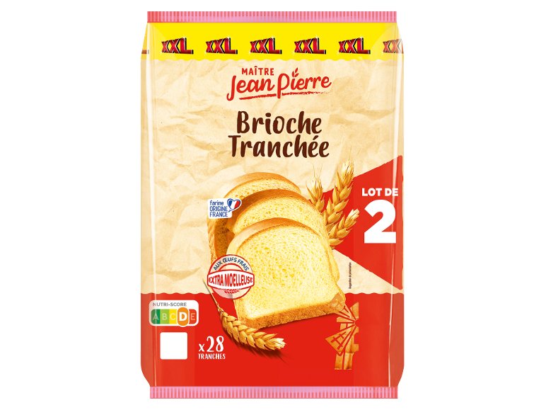 Brioche tranchée