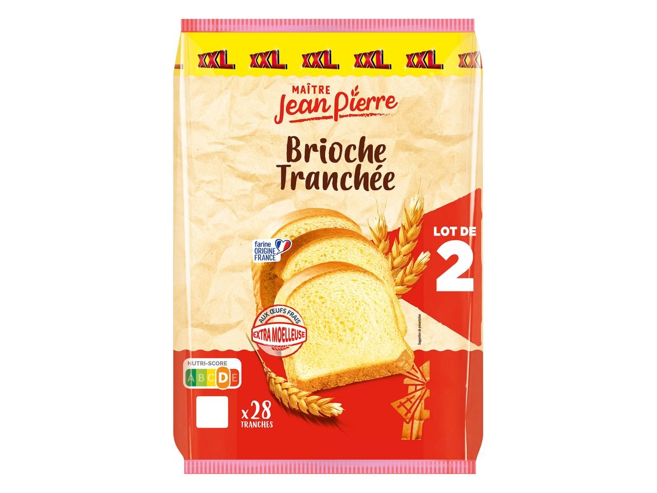 Brioche tranchée