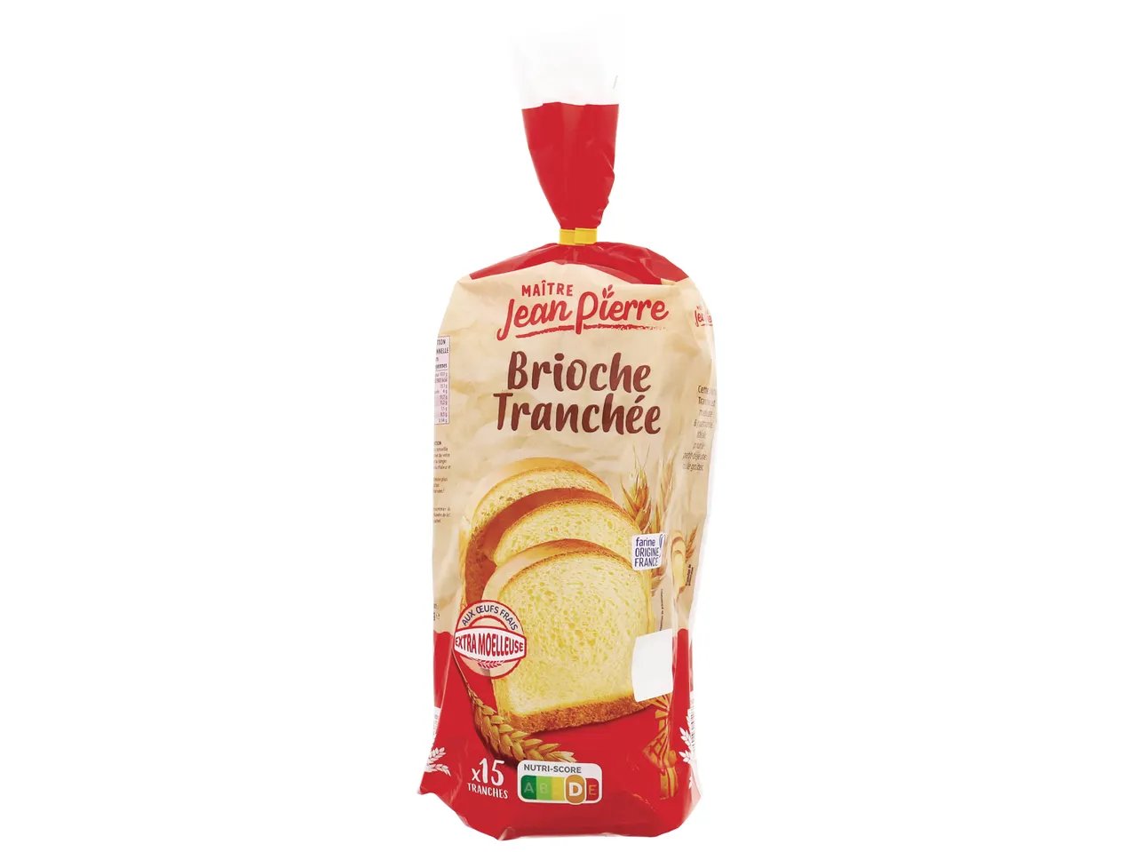 Brioche tranchée