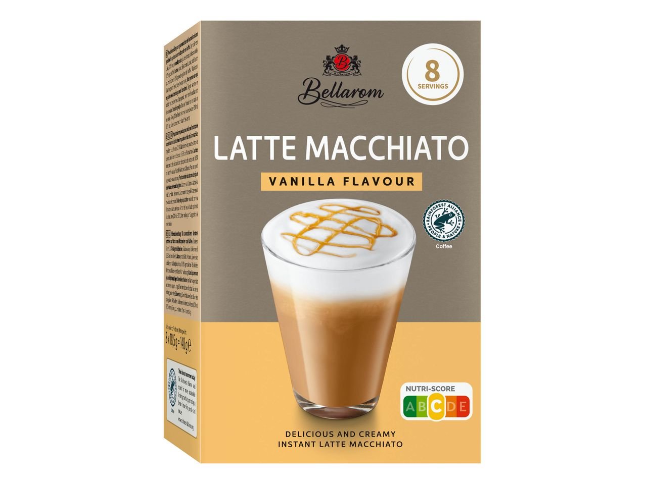 Café latte macchiato en sticks