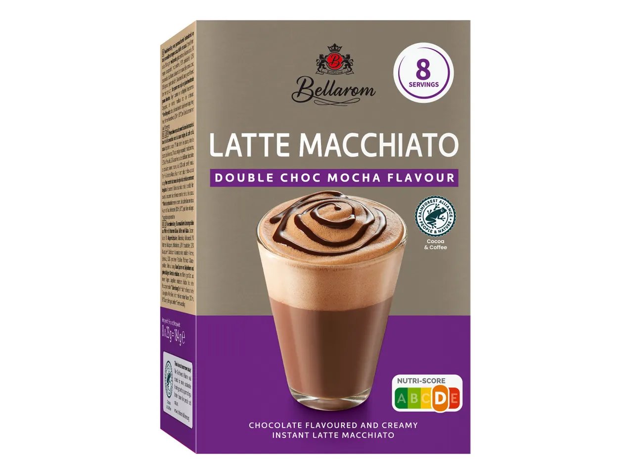 Café latte macchiato en sticks