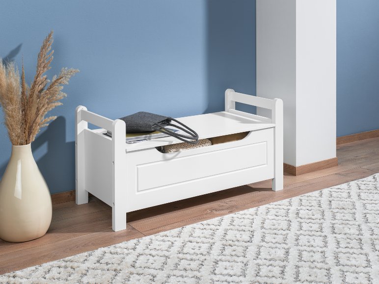 Banc avec espace de rangement