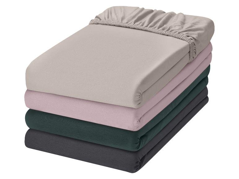 Drap-housse en jersey, 140-160 x 200 cm