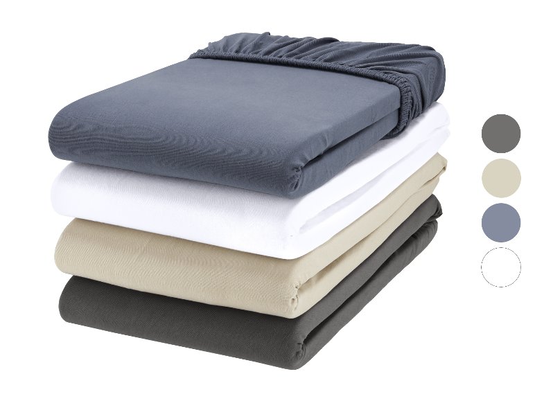 Drap-housse bi-élastique, 180-200 x 200 cm