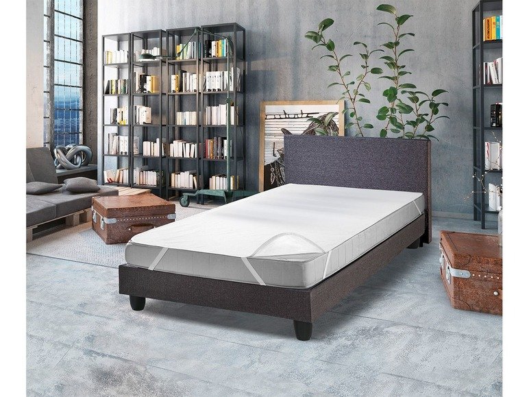 Setex Protège-matelas imperméable en tissu éponge bicouche