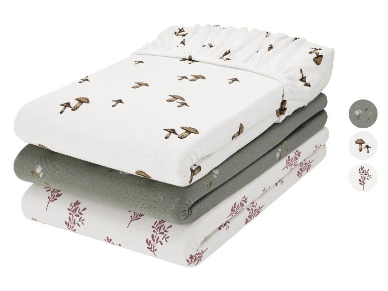 Drap-housse en jersey, 90-100 x 200 cm.