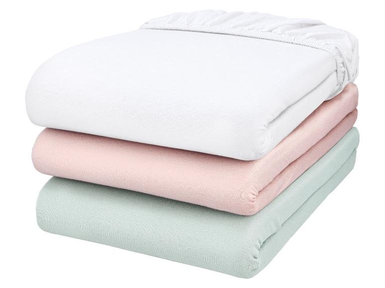 Drap-housse en jersey, 90-100 x 200 cm