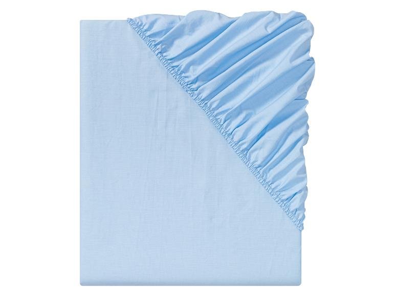 Drap-housse en percale, 90-100 x 200 cm