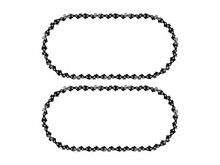 Lot de 2 chaînes de rechange pour tronçonneuse