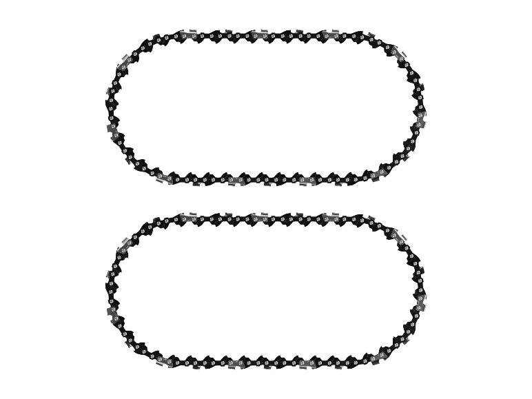 Lot de 2 chaînes de rechange pour tronçonneuse