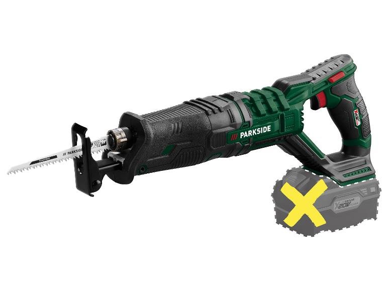 Scie sabre sans fil PSSA 20-Li B2, 20 V