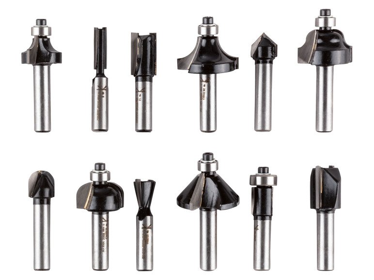 Set de 12 embouts de fraisage PFB 12 A1