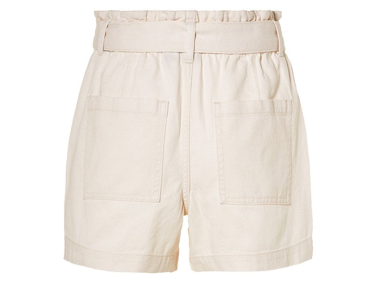 Short en jean paperbag femme