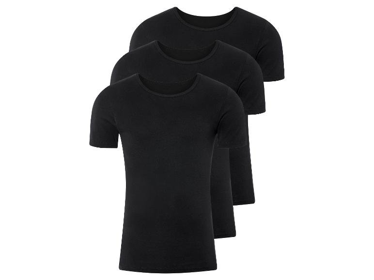 Lot de 3 maillots de corps côtelés homme